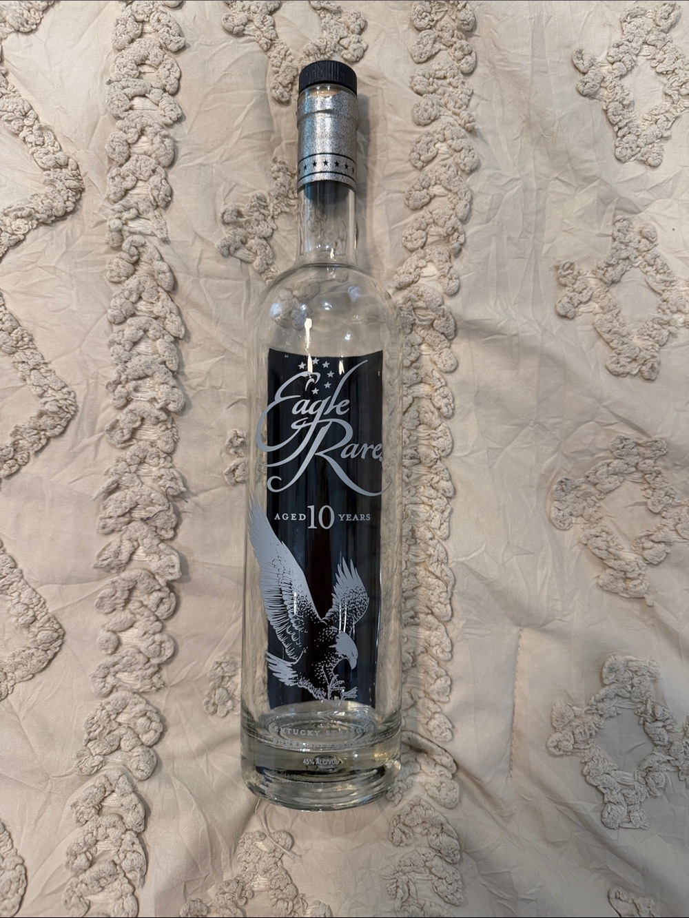 Eagle Rare Bourbon Bottle + Cork Topper Aged 10 Years
